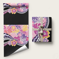 Aloha Vintage Hibiscus Lei Seamless Pattern Wrapping Paper - Polynesian Pride