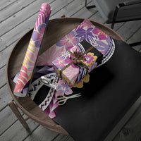 Aloha Vintage Hibiscus Lei Seamless Pattern Wrapping Paper - Polynesian Pride