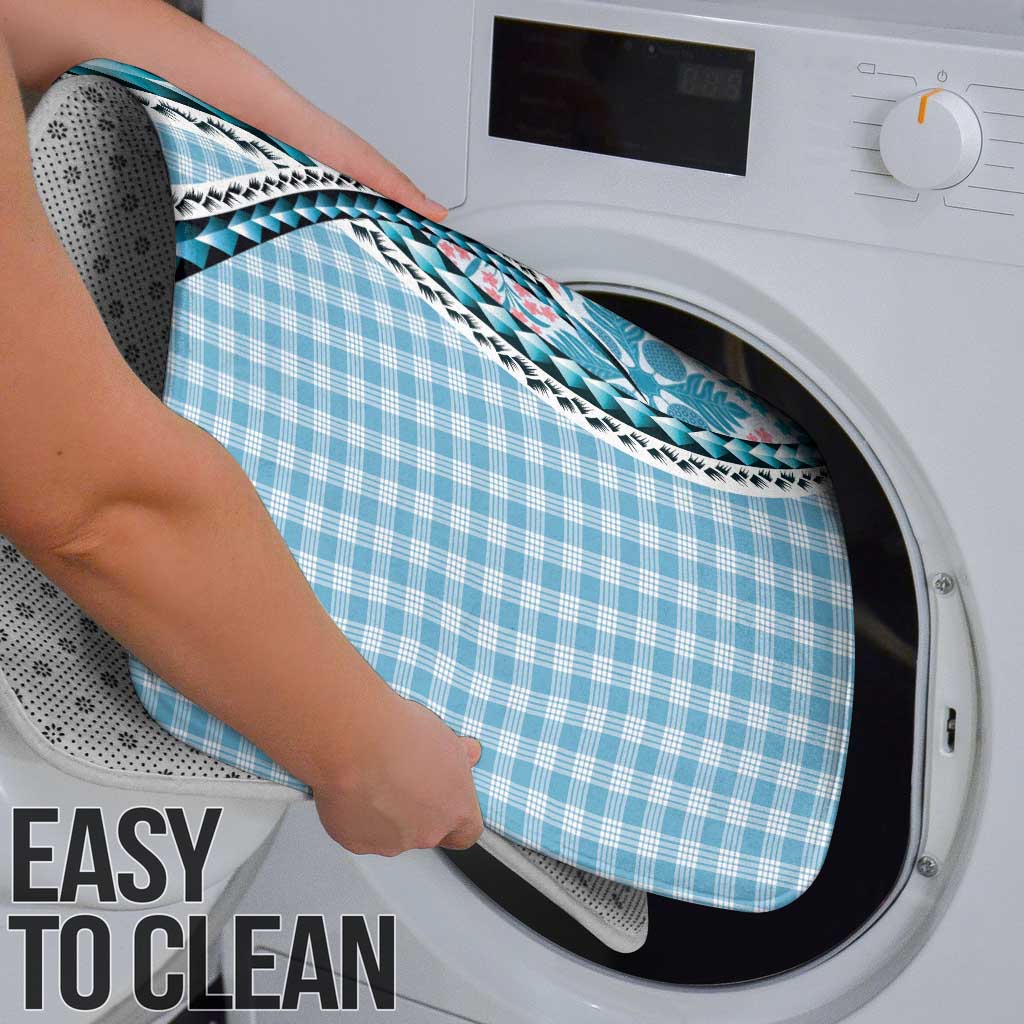 Aloha Vintage Palaka Floral Hawaiian Quilt Bathroom Set Uliuli Motif - Polynesian Pride