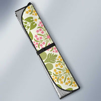 Aloha Vintage Palaka Floral Hawaiian Quilt Auto Sun Shade Omaomao Motif - Polynesian Pride