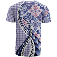 Aloha Vintage Palaka Floral Hawaiian Quilt T Shirt Poni Motif - Polynesian Pride