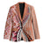 Aloha Vintage Palaka Floral Hawaiian Quilt Blazer Ulaula Motif - Polynesian Pride