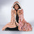 Aloha Vintage Palaka Floral Hawaiian Quilt Hooded Blanket Ulaula Motif - Polynesian Pride