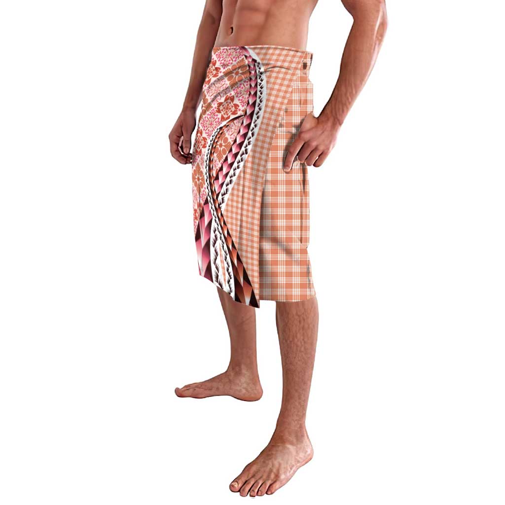 Aloha Vintage Palaka Floral Hawaiian Quilt Lavalava Ulaula Motif - Polynesian Pride