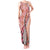 Aloha Vintage Palaka Floral Hawaiian Quilt Tank Maxi Dress Ulaula Motif - Polynesian Pride