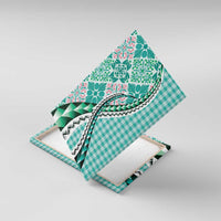 Aloha Vintage Palaka Floral Hawaiian Quilt Canvas Wall Art Polu Motif - Polynesian Pride