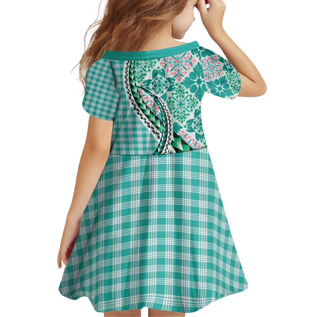 Aloha Vintage Palaka Floral Hawaiian Quilt Family Matching Puletasi and Hawaiian Shirt Polu Motif - Polynesian Pride