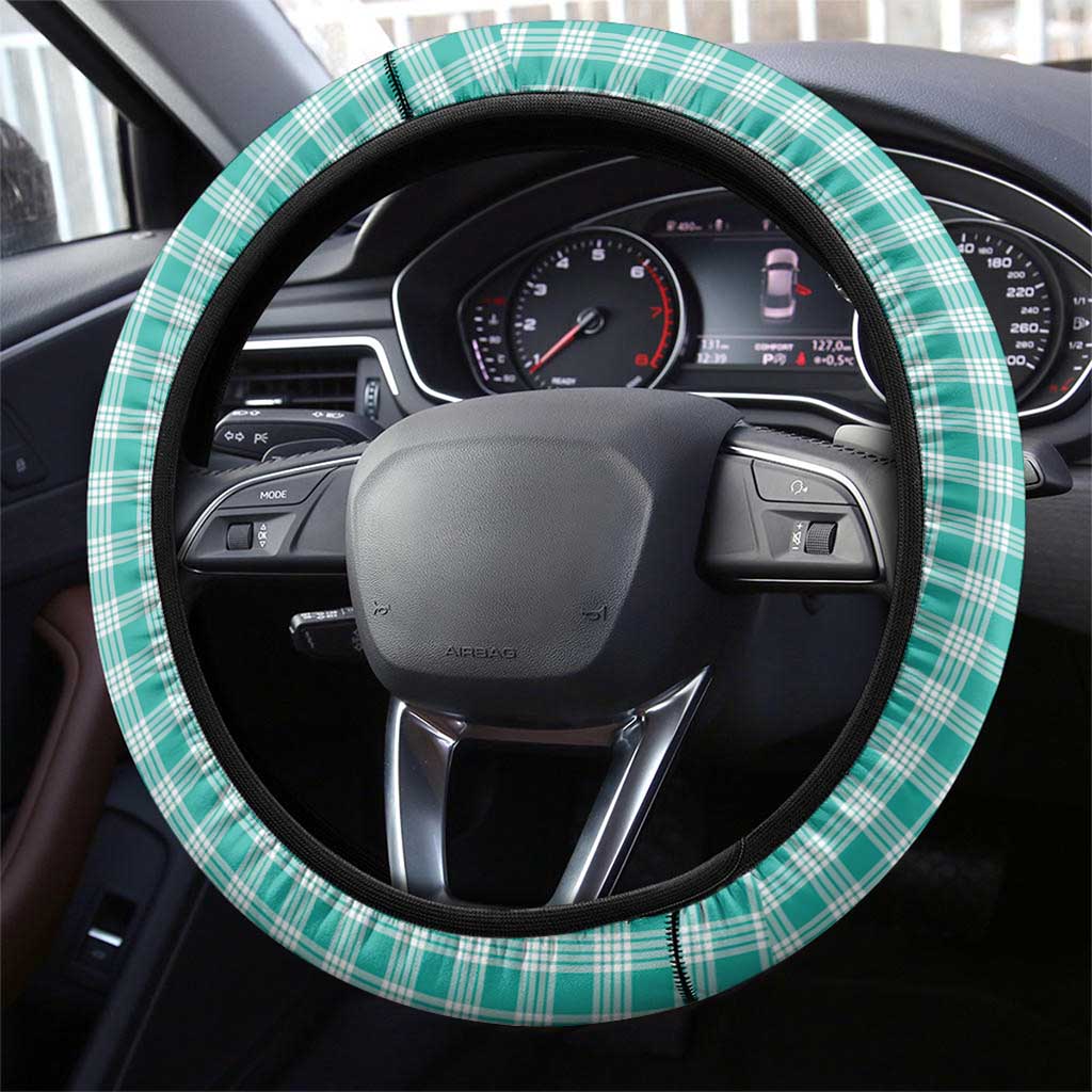 Aloha Vintage Palaka Floral Hawaiian Quilt Steering Wheel Cover Polu Motif - Polynesian Pride