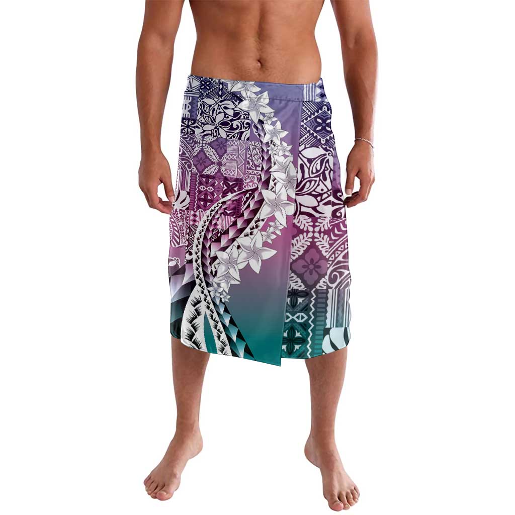 Aloha Vintage Plumeria Hawaiian Tapa Pattern Lavalava Gradient Hawaiian Tapa Pattern - Polynesian Pride