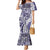 Aloha Vintage Plumeria Hawaiian Tapa Pattern Mermaid Dress Purple Hawaiian Tapa Pattern - Polynesian Pride