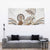 Polynesian Manta Ray Tapestry Beige Floral Turtle Tattoo - Polynesian Pride