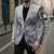 Polynesian Manta Ray Blazer Blue Floral Turtle Tattoo - Polynesian Pride