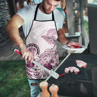 Polynesian Manta Ray Apron Pink Floral Turtle Tattoo - Polynesian Pride
