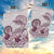 Polynesian Manta Ray Garden Flag Pink Floral Turtle Tattoo - Polynesian Pride