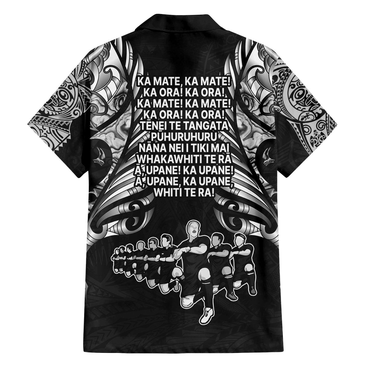 New Zealand Rugby Family Matching Long Sleeve Bodycon Dress and Hawaiian Shirt Black Haka Dance With NZ Champions History LT9 - Polynesian Pride