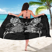 New Zealand Rugby Sarong Black Haka Dance With NZ Champions History LT9 - Polynesian Pride
