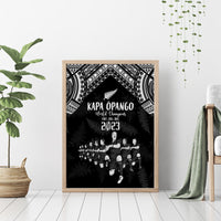 NZ Rugby Canvas Wall Art Kapa Opango Maori Haka With Years of The All Black Champions LT9 - Polynesian Pride