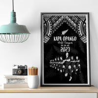 NZ Rugby Canvas Wall Art Kapa Opango Maori Haka With Years of The All Black Champions LT9 - Polynesian Pride