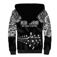 NZ Rugby Sherpa Hoodie Kapa Opango Maori Haka With Years of The All Black Champions LT9 - Polynesian Pride