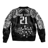 Custom NZ Rugby Bomber Jacket Kapa Opango Maori Haka With Years of The All Black Champions LT9 - Polynesian Pride