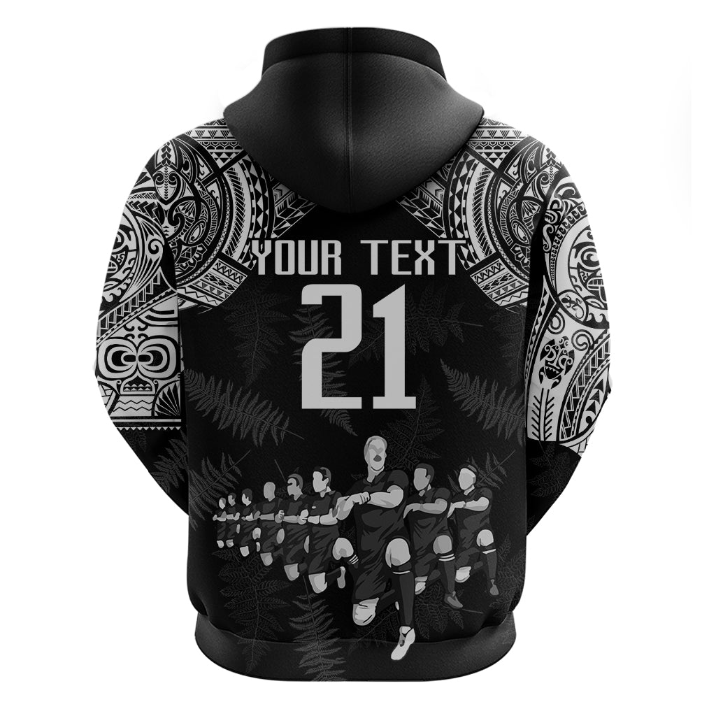 Custom NZ Rugby Hoodie Kapa Opango Maori Haka With Years of The All Black Champions LT9 - Polynesian Pride