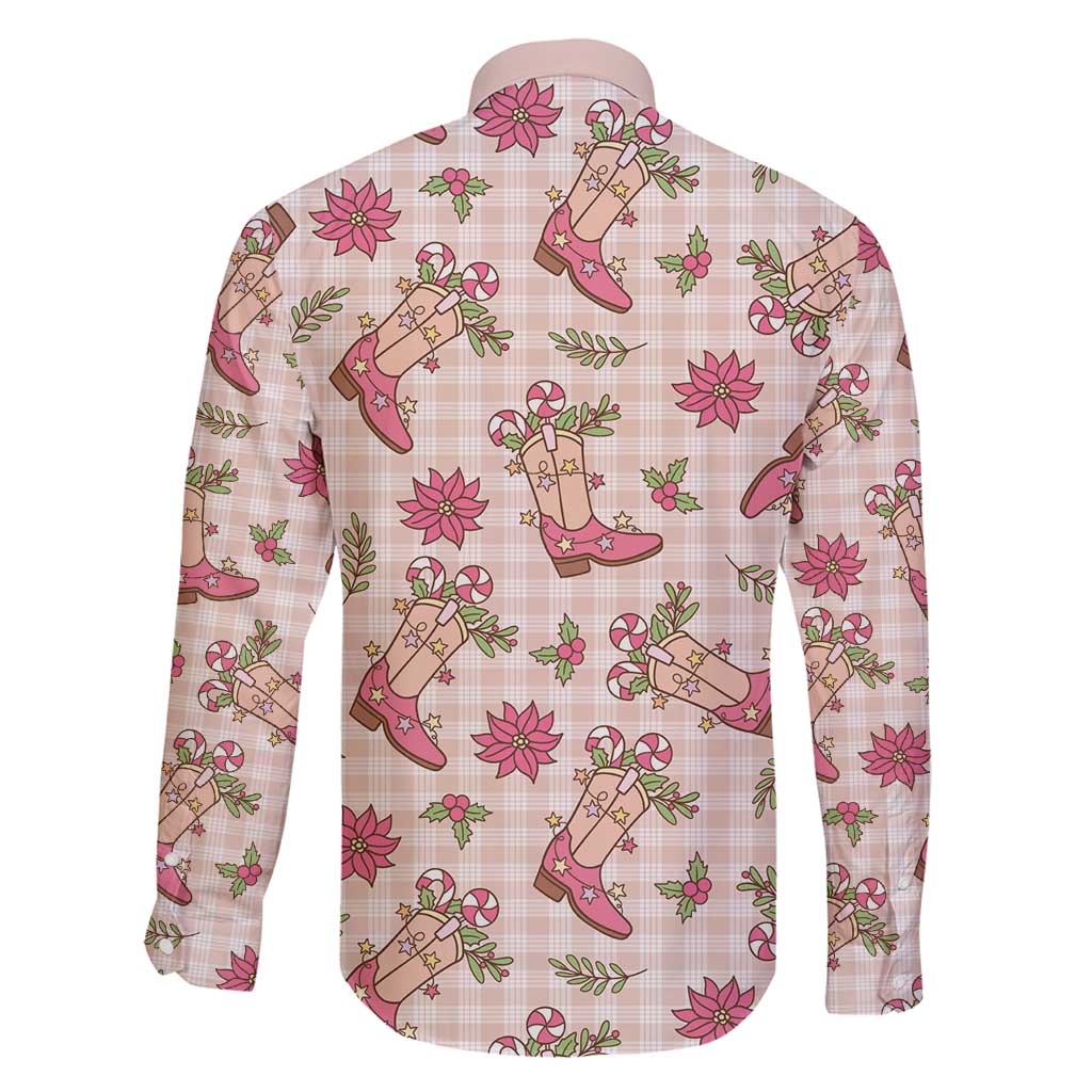 Beige Paniolo Palaka Hawaiian Cowgirl Christmas Family Matching Summer Maxi Dress and Hawaiian Shirt - Polynesian Pride