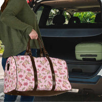 Pink Paniolo Palaka Hawaiian Cowgirl Christmas Travel Bag LT9 - Polynesian Pride