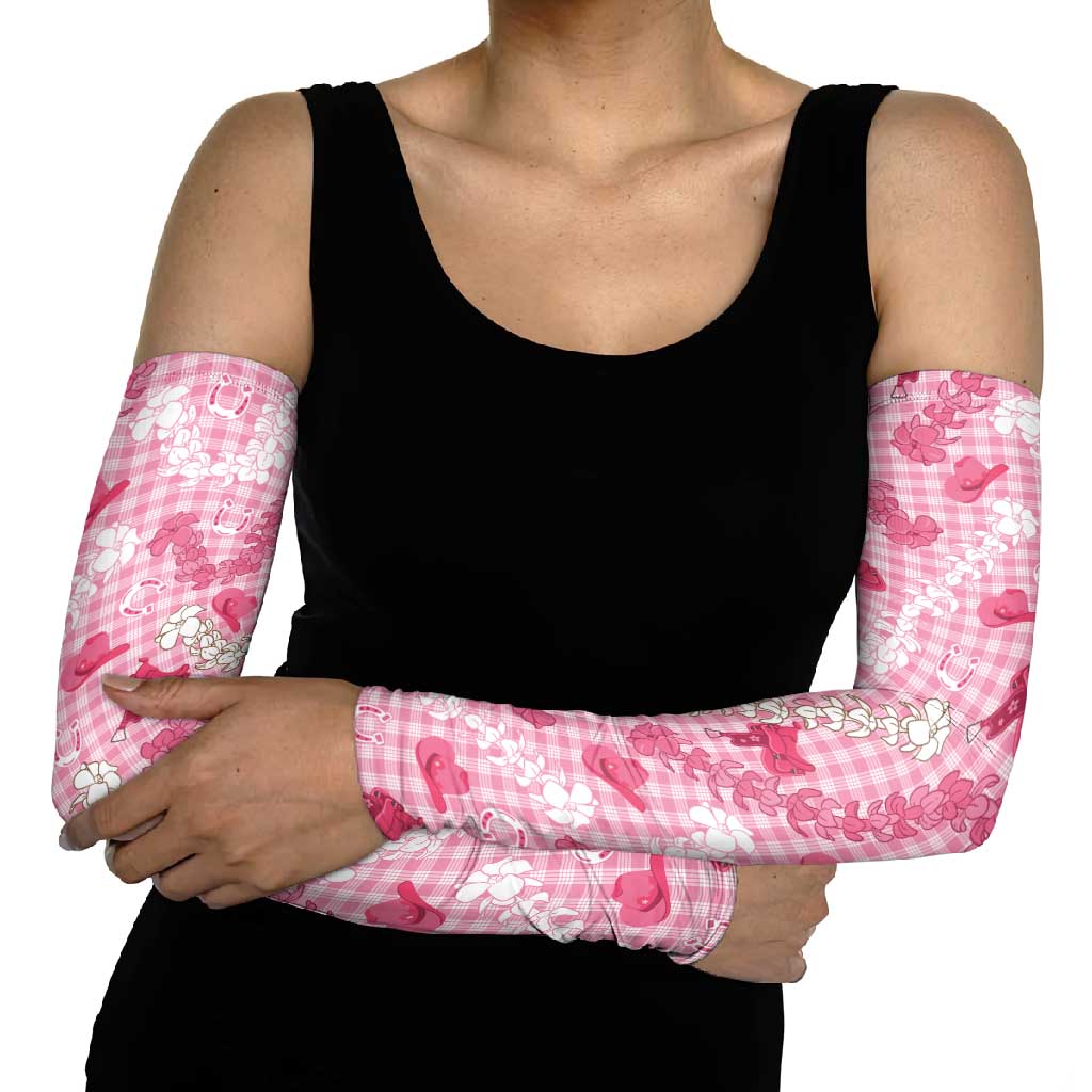 Paniolo Palaka Hawaiian Cowgirl Arm Sleeves - Polynesian Pride