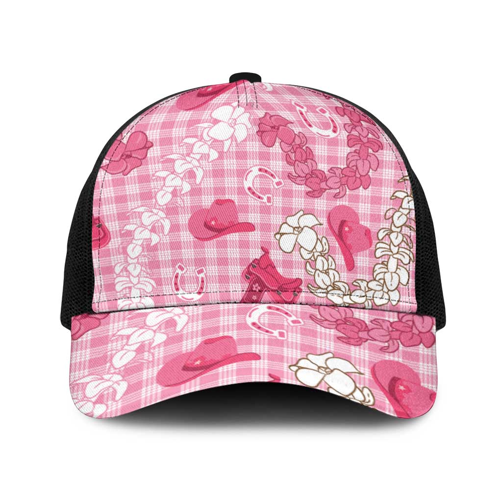 Paniolo Palaka Hawaiian Cowgirl Baseball Net Cap - Polynesian Pride