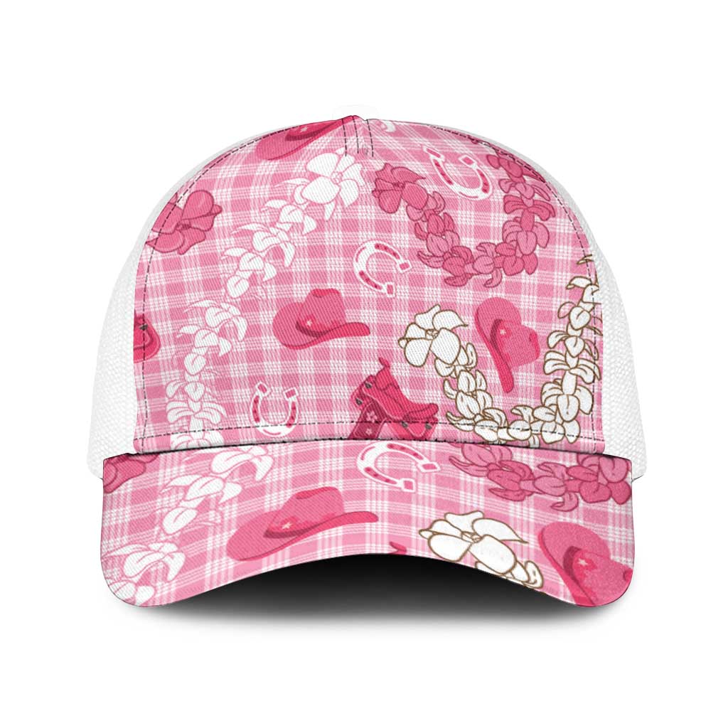 Paniolo Palaka Hawaiian Cowgirl Baseball Net Cap - Polynesian Pride