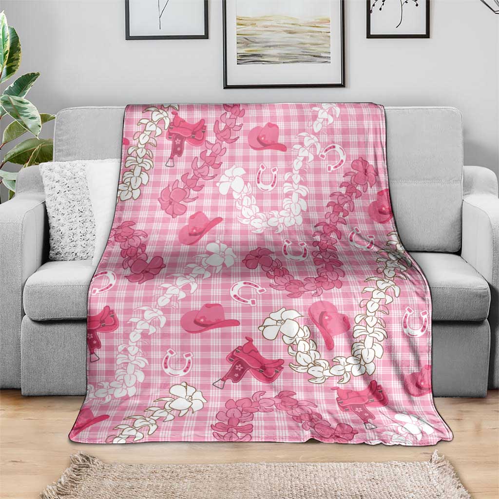 Paniolo Palaka Hawaiian Cowgirl Blanket - Polynesian Pride