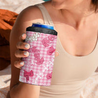 Paniolo Palaka Hawaiian Cowgirl 4 in 1 Can Cooler Tumbler LT9 - Polynesian Pride