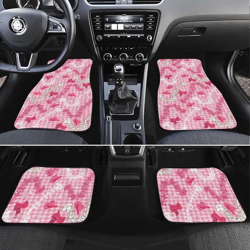 Paniolo Palaka Hawaiian Cowgirl Car Mats - Polynesian Pride