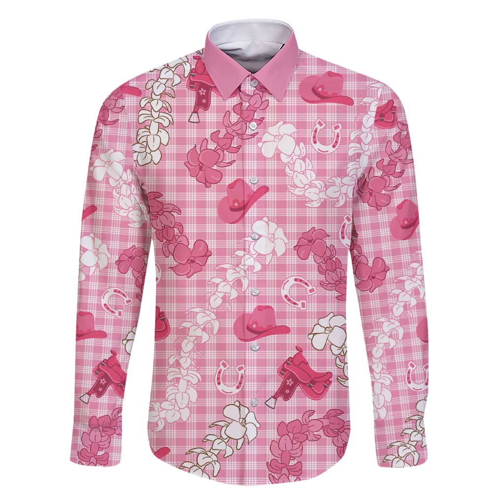 Paniolo Palaka Hawaiian Cowgirl Family Matching Short Sleeve Bodycon Dress and Hawaiian Shirt - Polynesian Pride