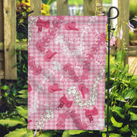 Paniolo Palaka Hawaiian Cowgirl Garden Flag - Polynesian Pride