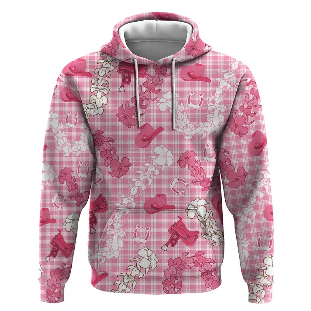 Paniolo Palaka Hawaiian Cowgirl Hoodie - Polynesian Pride