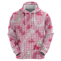 Paniolo Palaka Hawaiian Cowgirl Hoodie - Polynesian Pride