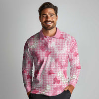 Paniolo Palaka Hawaiian Cowgirl Long Sleeve Polo Shirt - Polynesian Pride