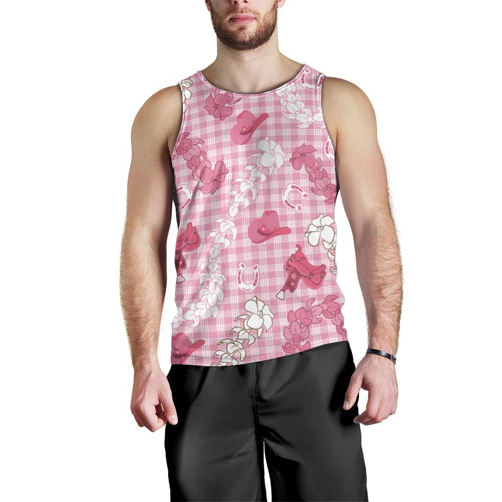 Paniolo Palaka Hawaiian Cowgirl Men Tank Top - Polynesian Pride