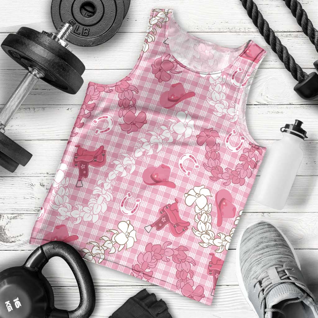 Paniolo Palaka Hawaiian Cowgirl Men Tank Top - Polynesian Pride