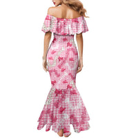 Paniolo Palaka Hawaiian Cowgirl Mermaid Dress - Polynesian Pride