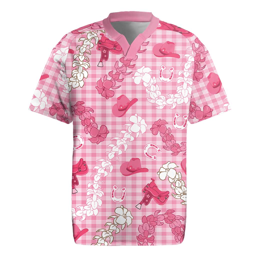 Paniolo Palaka Hawaiian Cowgirl Rugby Jersey - Polynesian Pride