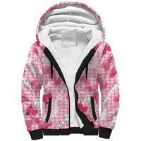 Paniolo Palaka Hawaiian Cowgirl Sherpa Hoodie - Polynesian Pride