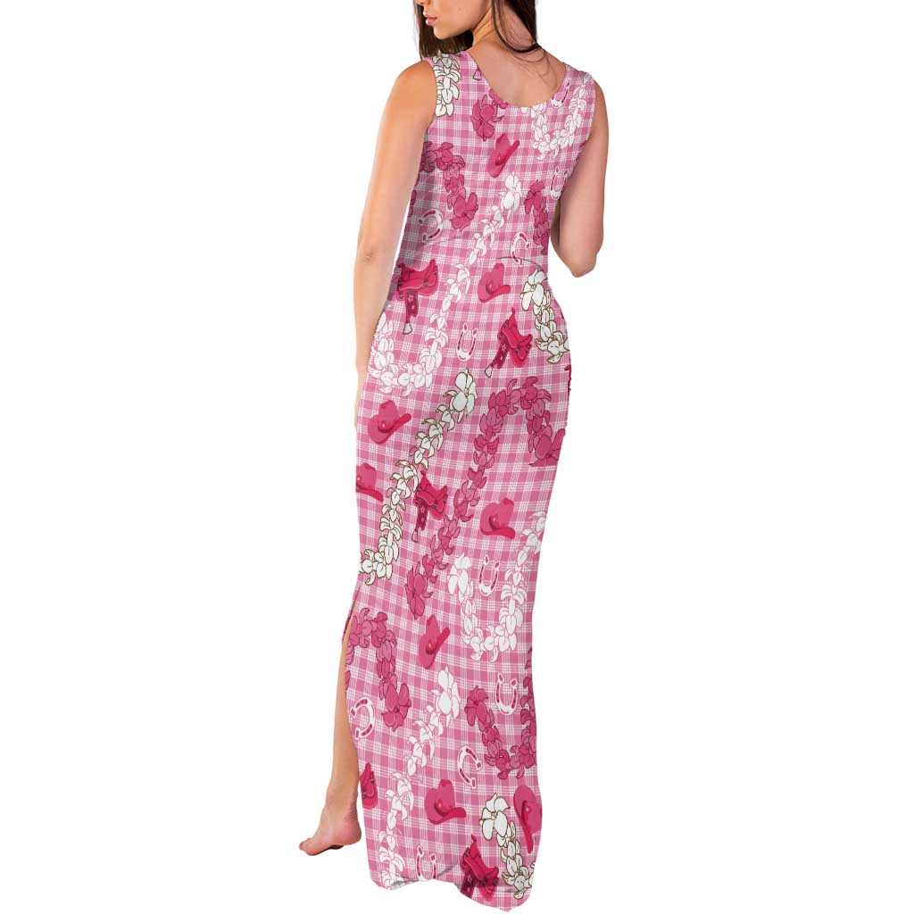 Paniolo Palaka Hawaiian Cowgirl Tank Maxi Dress - Polynesian Pride
