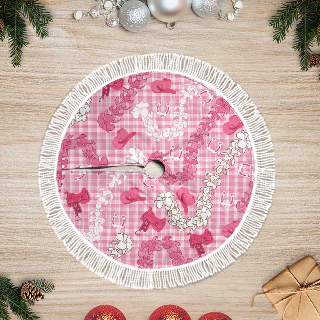 Paniolo Palaka Hawaiian Cowgirl Tree Skirt - Polynesian Pride