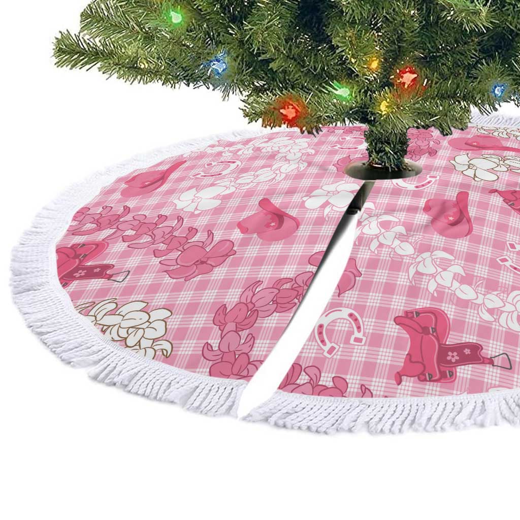 Paniolo Palaka Hawaiian Cowgirl Tree Skirt - Polynesian Pride