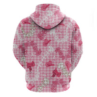 Paniolo Palaka Hawaiian Cowgirl Zip Hoodie - Polynesian Pride