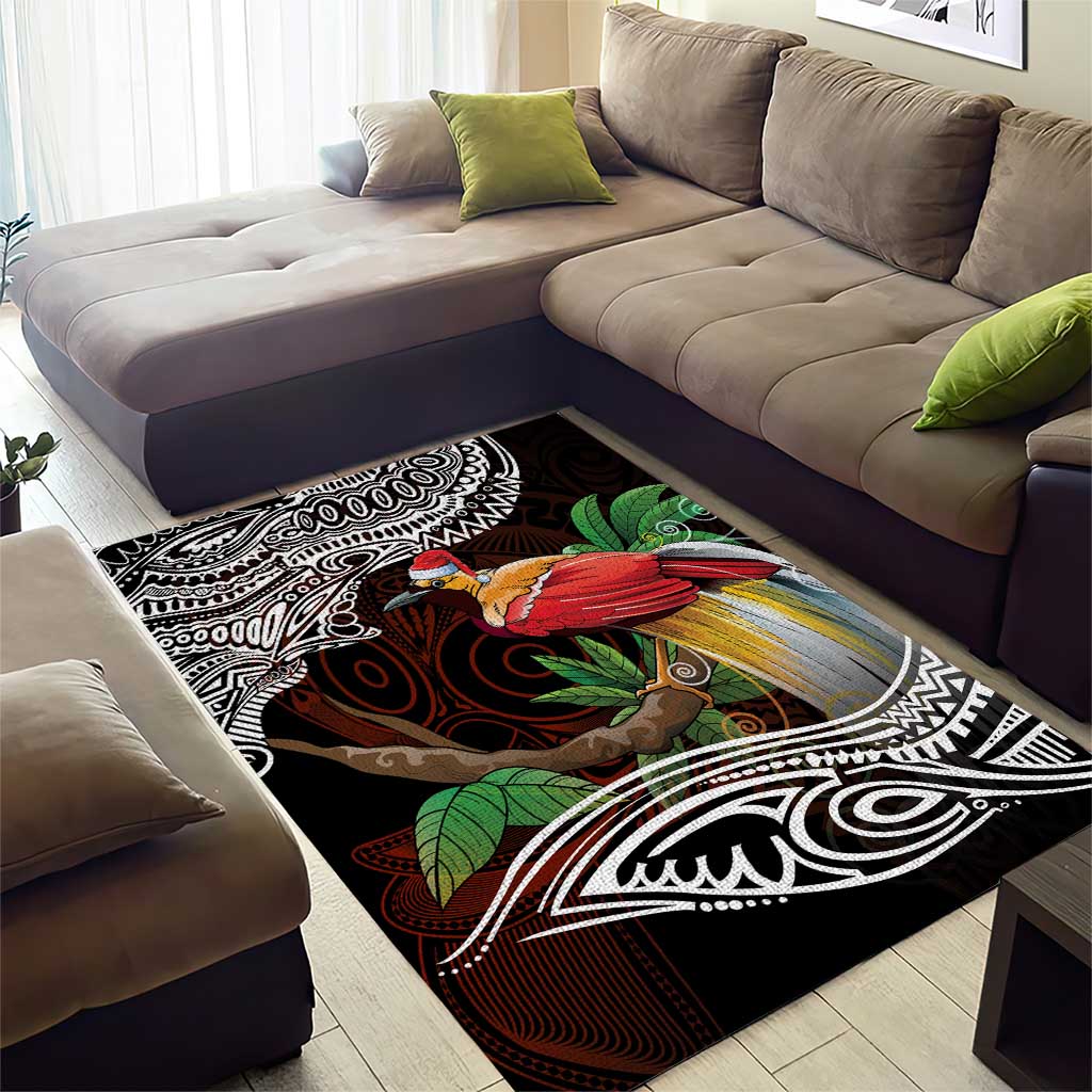 Papua New Guinea Christmas Area Rug - Polynesian Pride