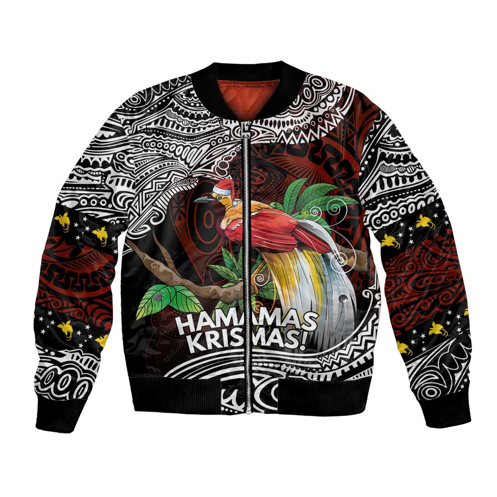 Papua New Guinea Christmas Bomber Jacket - Polynesian Pride