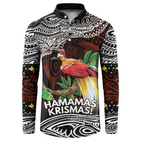 Papua New Guinea Christmas Button Sweatshirt - Polynesian Pride